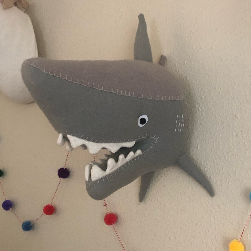 PillowfortGray Shark Wall Decor